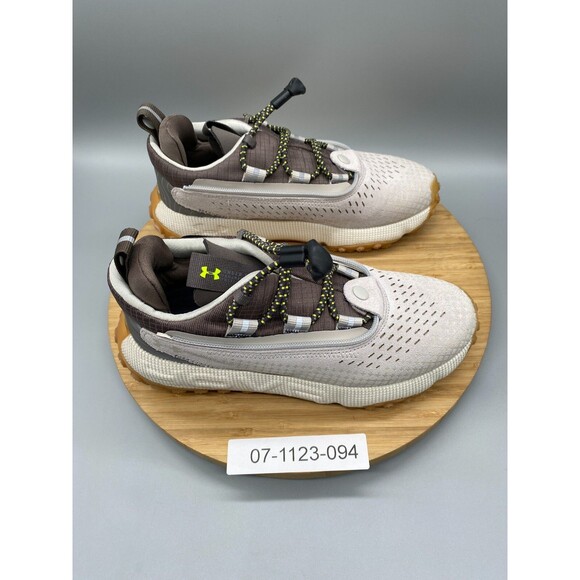 Under Armour Shoes Womans 7.5 Summit Fat Tire Trail Running Beige 3024921 - Picture 12 of 13
